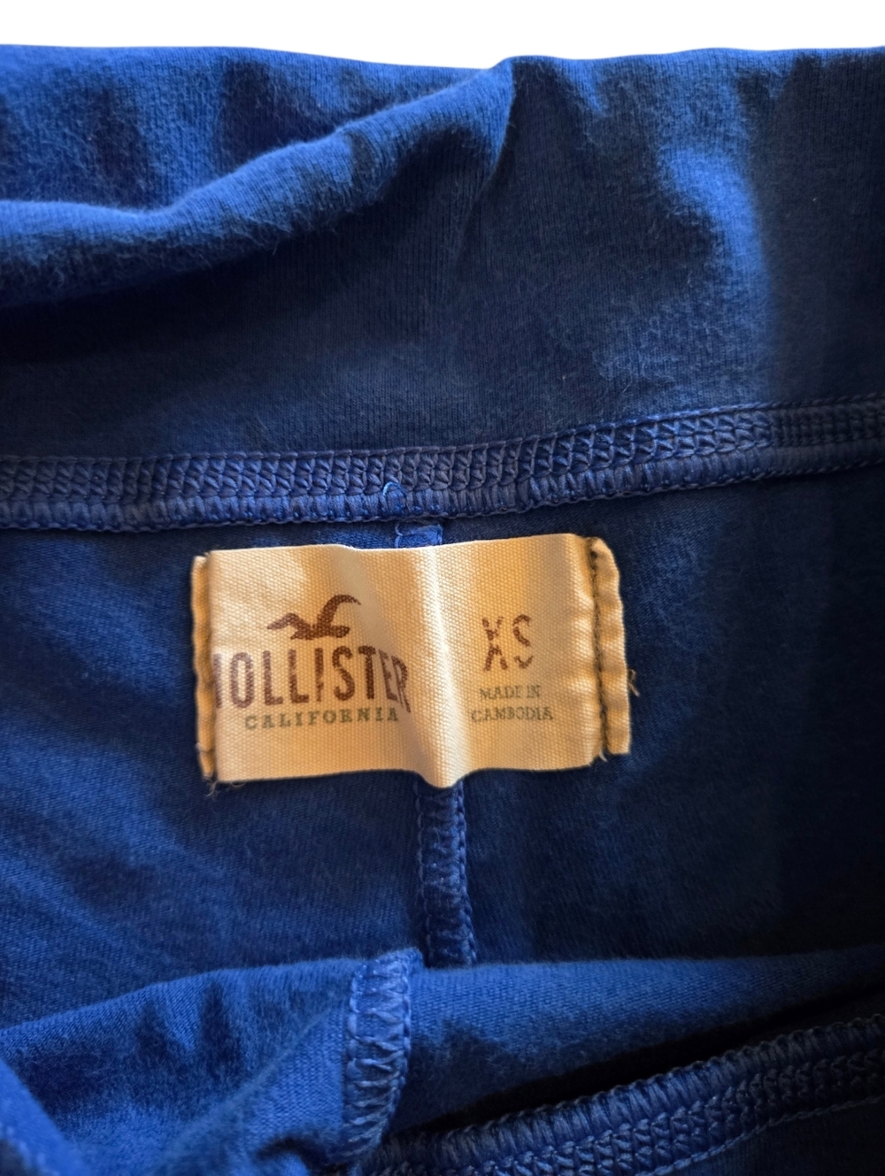 Hollister Vintage Y2K Royal Blue Athletic Shorts Size XS - Picture 3 of 3